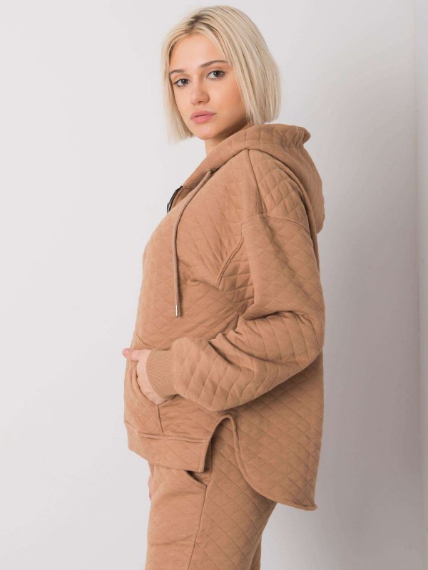 Bluza-RV-BL-7451.23-camelowy rozmiar - L/XL