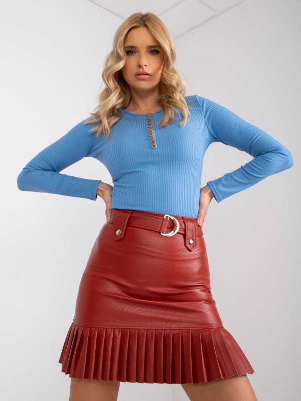Bluzka-LK-BZ-508674.01P-niebieski rozmiar - 42