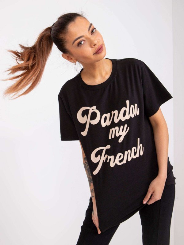 T-shirt-FA-TS-7677.91P-czarny rozmiar - ONE SIZE