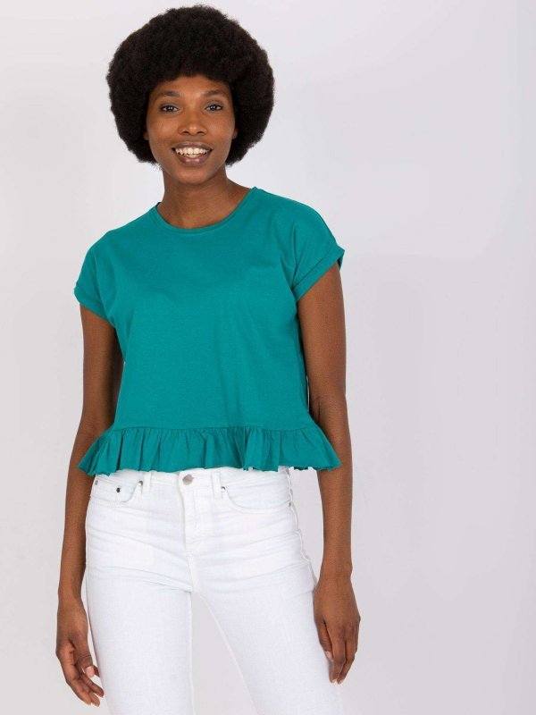 T-shirt-TW-TS-1053.21X-ciemny zielony rozmiar - XL