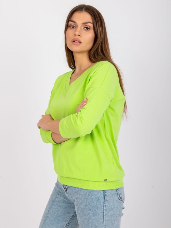 Bluzka-RV-BZ-7542.41X-fluo zielony rozmiar - L/XL