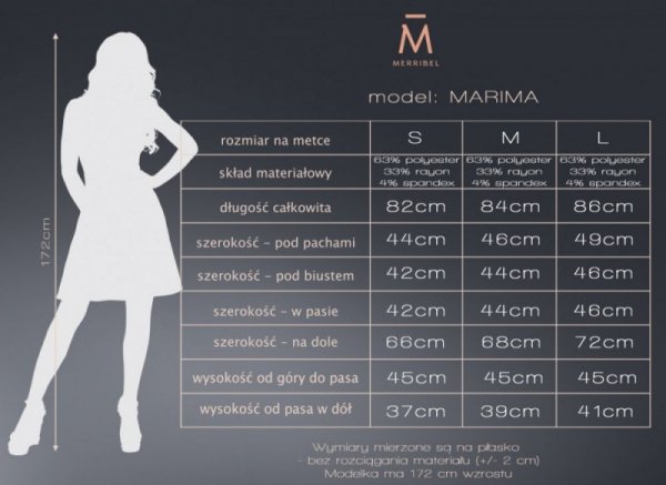 Sukienka Marima Powder 85234 rozmiar - L