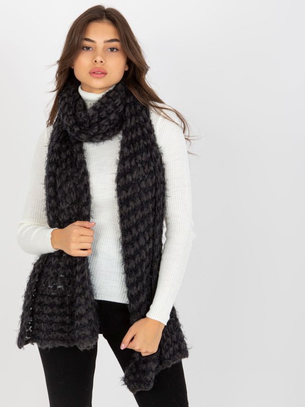 Szalik-AT-SZ-3710.88-grafitowy rozmiar - ONE SIZE