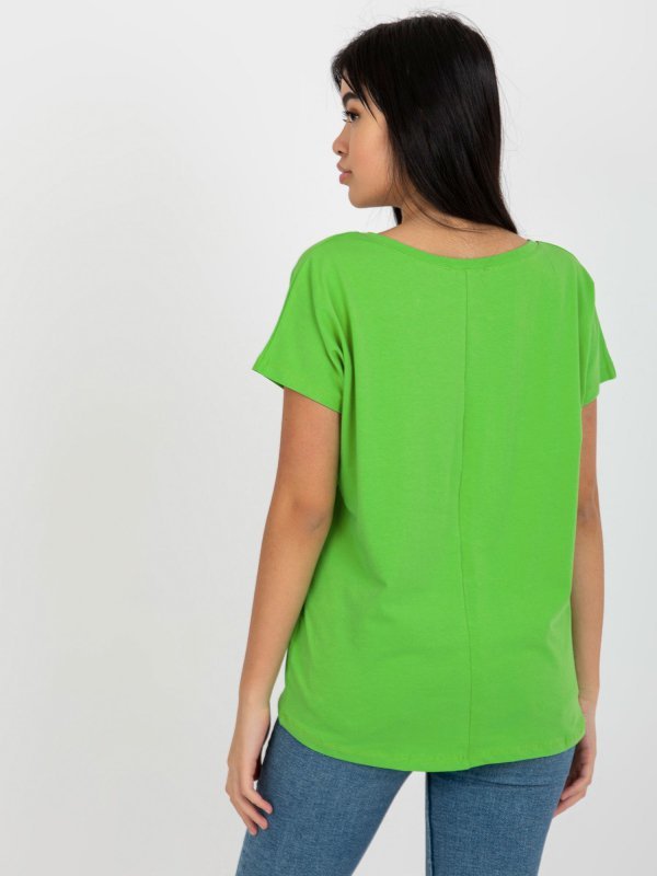 T-shirt-RV-TS-4832.62P-jasny zielony rozmiar - S