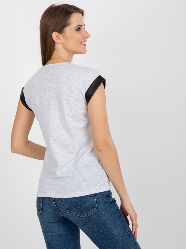 T-shirt-FA-TS-8423.18P-jasny szary rozmiar - ONE SIZE