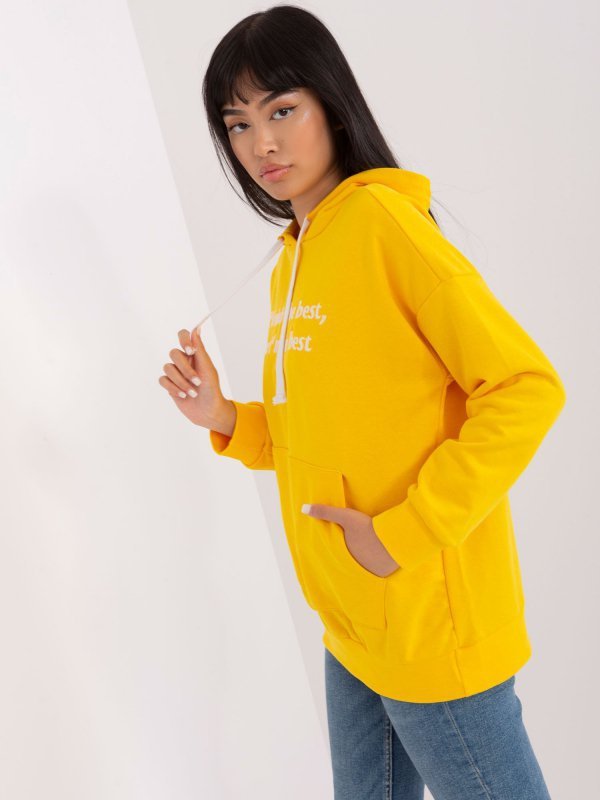 Bluza-EM-BL-HS-21-563.90P-ciemny żółty rozmiar - M
