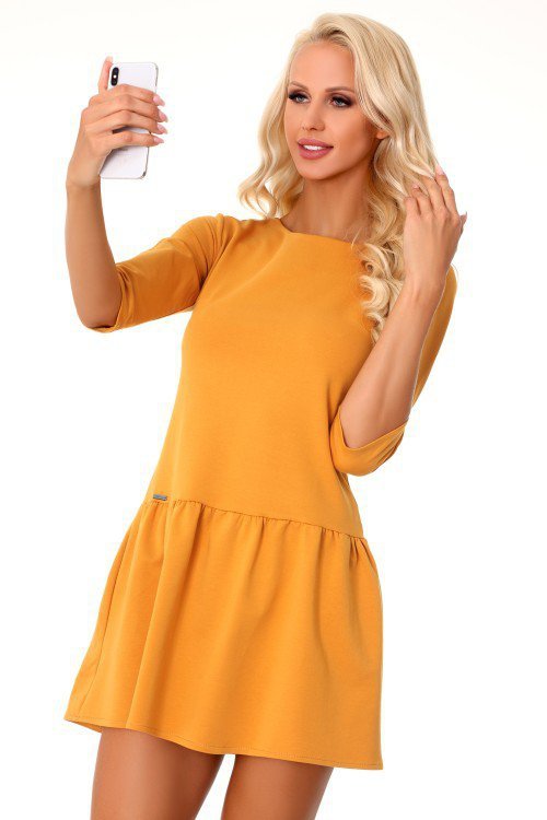 Sukienka Marhix Mustard rozmiar - XL