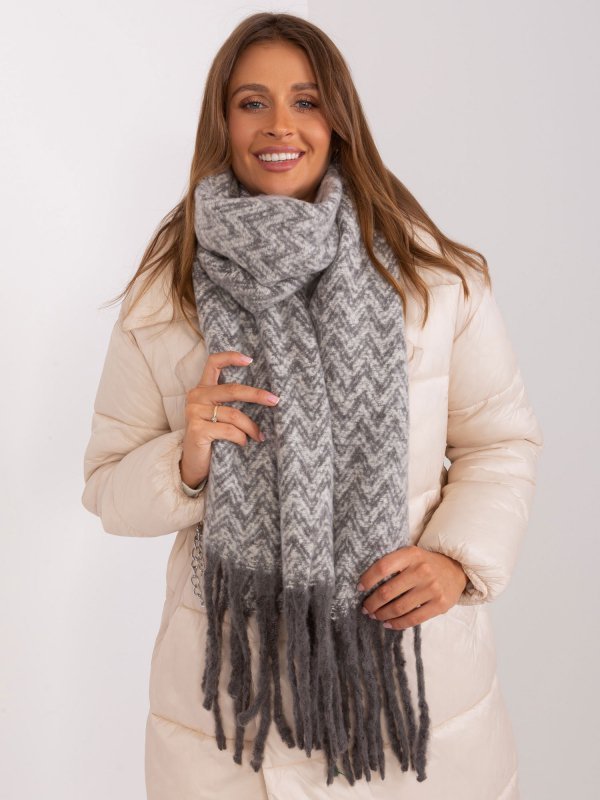 Szalik-AT-SZ-23125.75-szary rozmiar - ONE SIZE