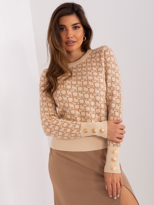 Kamizelka-AT-KZ-2375.00P-camelowy rozmiar - M/L