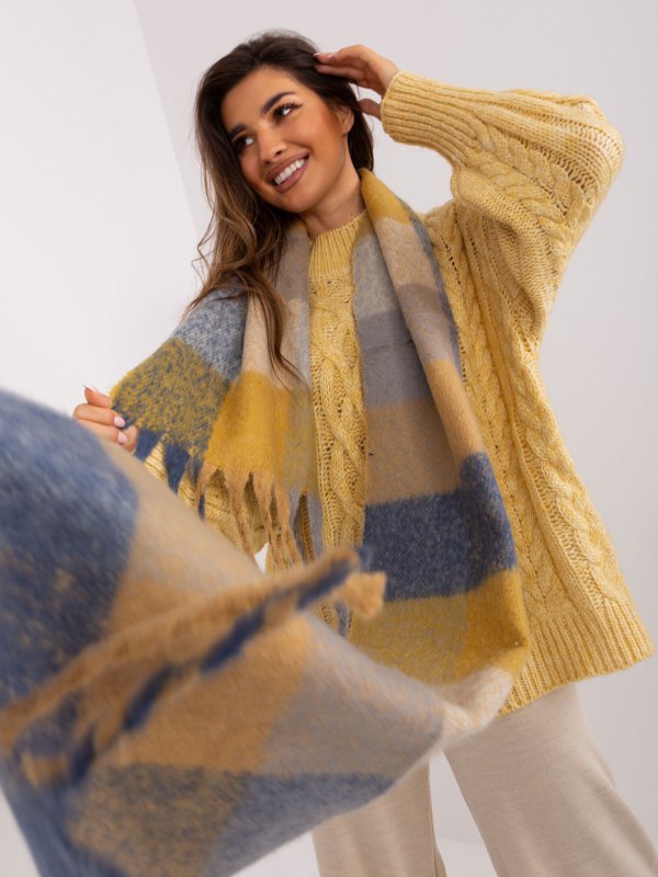 Szalik-AT-SZ-2311501.32-camelowy rozmiar - ONE SIZE