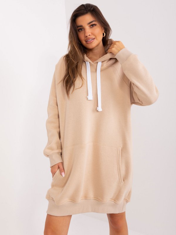 Bluza-EM-BL-704.99P-beżowy rozmiar - ONE SIZE