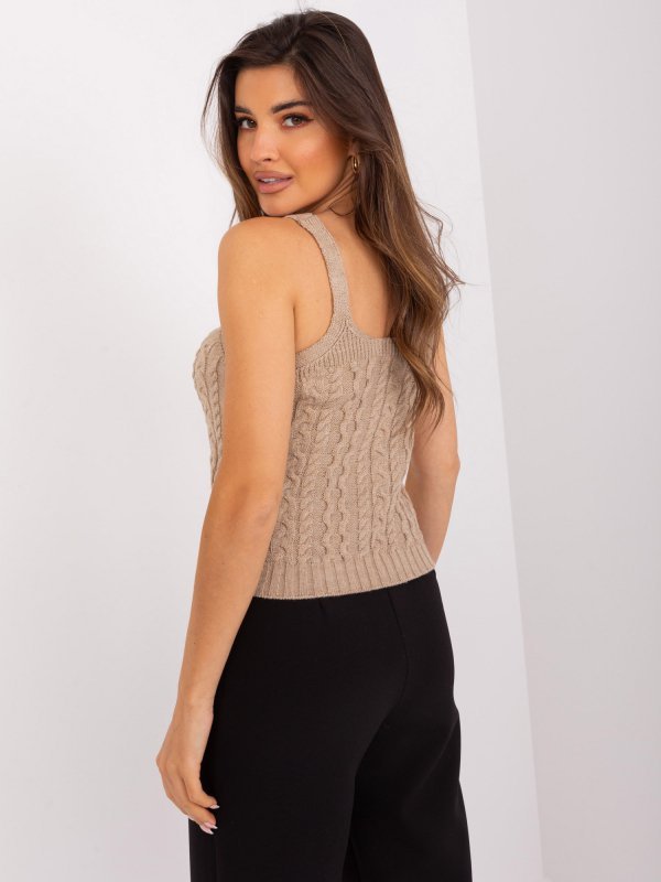 Komplet-BA-KMPL-8018.88P-ciemny bezowy rozmiar - ONE SIZE