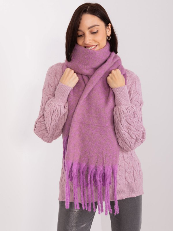 Szalik-AT-SZ-23125.75-fioletowy rozmiar - ONE SIZE