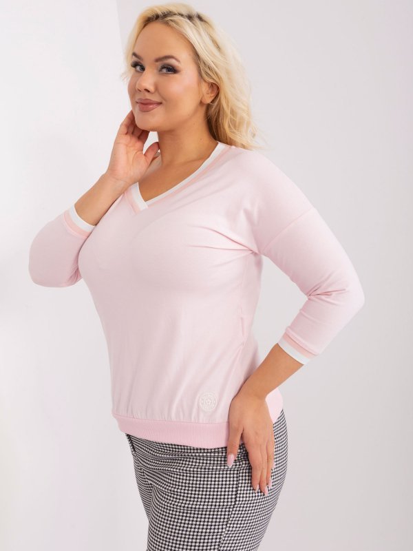 Bluzka-RV-BZ-8986.89P-jasny różowy rozmiar - ONE SIZE
