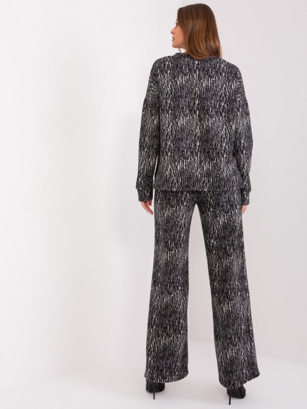 Komplet-LK-KMPL-509464-2.21-szaro-czarny rozmiar - L/XL