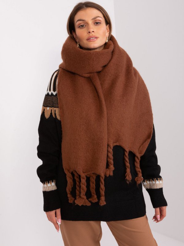 Szalik-AT-SZ-2313502.76P-brązowy rozmiar - ONE SIZE