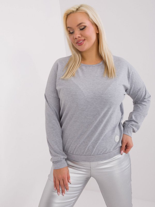 Bluzka-RV-BZ-9258.22-szary rozmiar - ONE SIZE