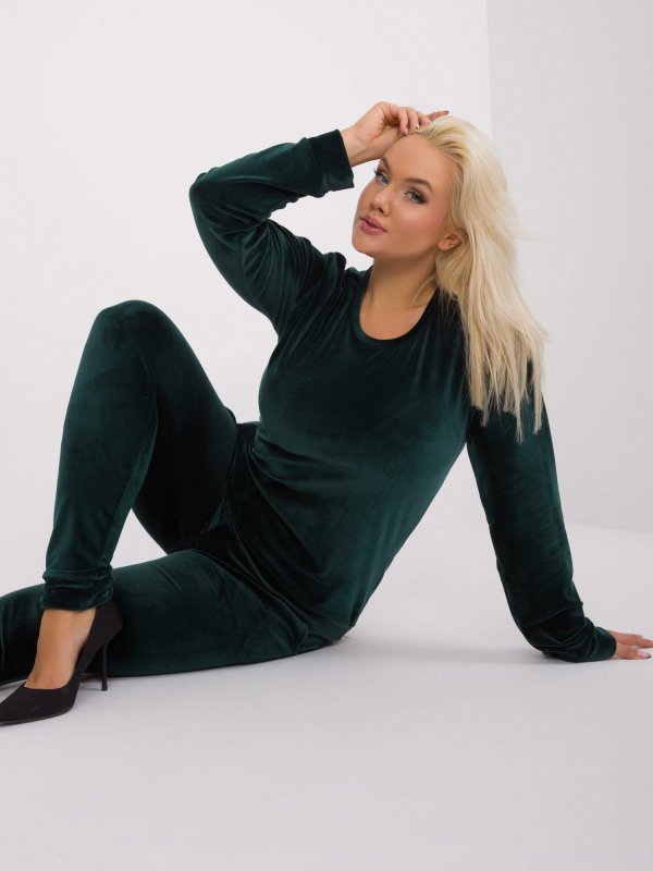 Komplet-RV-KMPL-6085.05-ciemny zielony rozmiar - 2XL