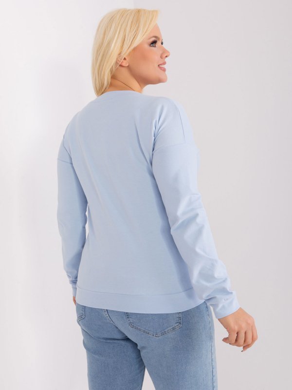 Bluzka-RV-BZ-9259.97-jasny niebieski rozmiar - ONE SIZE
