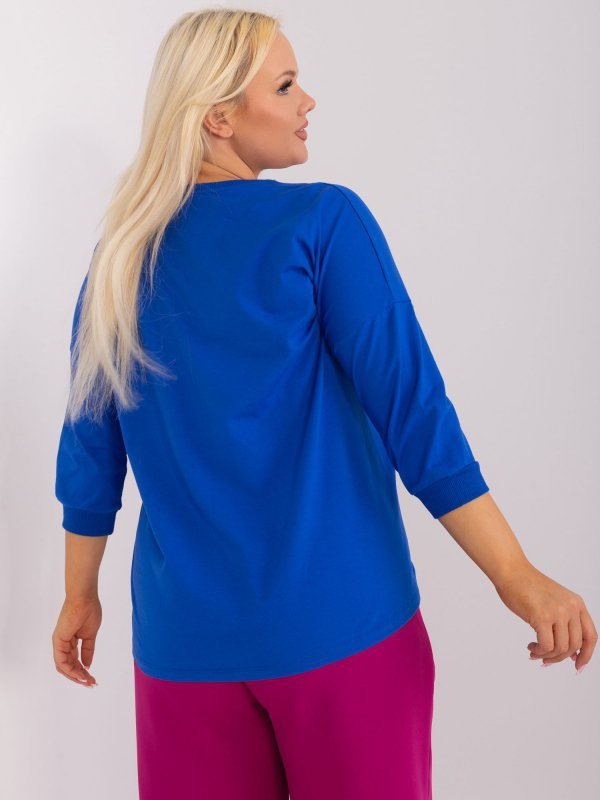 Bluzka-RV-BZ-9446.39-kobaltowy rozmiar - ONE SIZE
