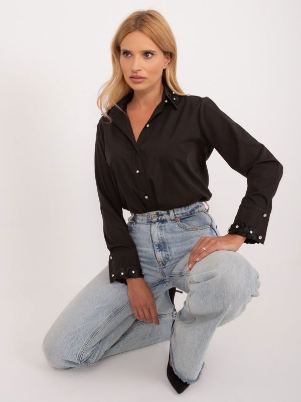 Koszula-LK-KS-509574.71-czarny rozmiar - L/XL