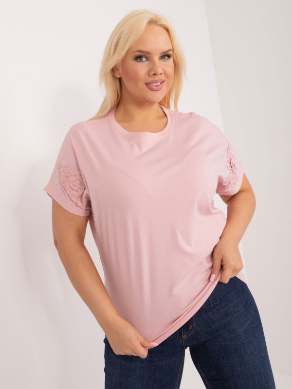 Bluzka-PM-BZ-GM2142.71-jasny różowy rozmiar - XL