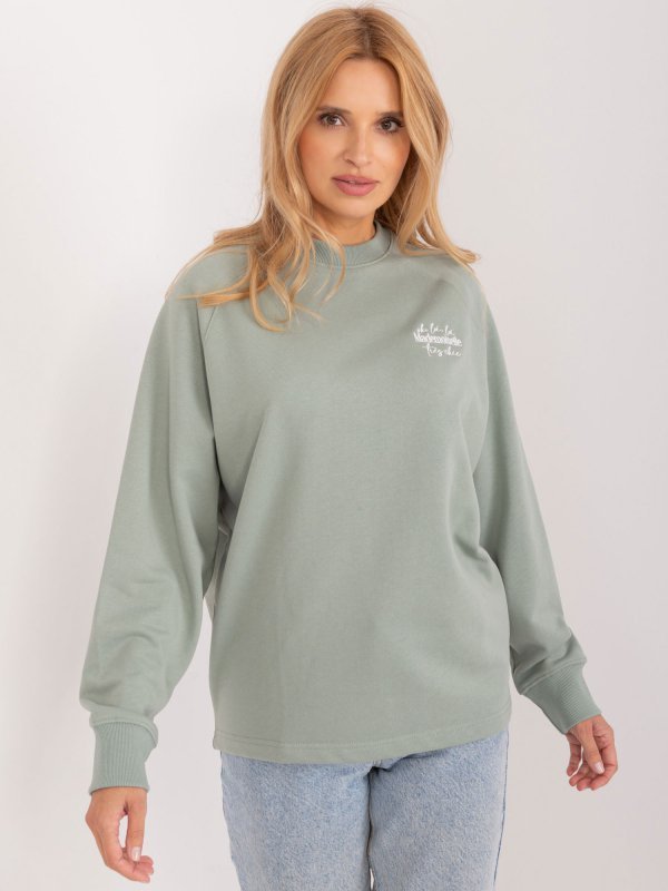 Bluza-D10088BC02656A-pistacjowy rozmiar - XS