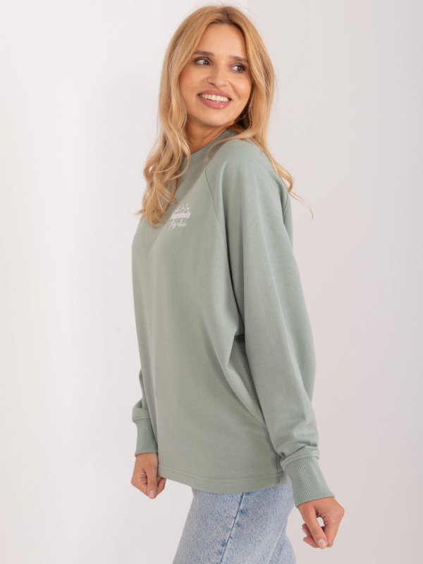 Bluza-D10088BC02656A-pistacjowy rozmiar - XS