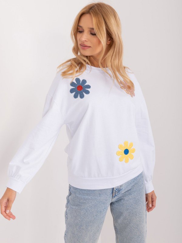 Bluzka-DHJ-BZ-8856.39-biały rozmiar - ONE SIZE