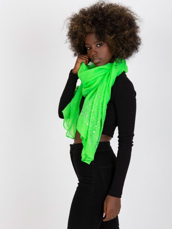 Chustka-AT-CH-LA12813-fluo zielony rozmiar - ONE SIZE