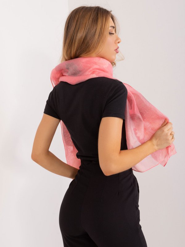 Chustka-AT-CH-S-16044.25-koralowy rozmiar - ONE SIZE