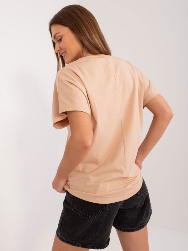 Bluzka-FA-BZ-9343.38-camelowy rozmiar - ONE SIZE