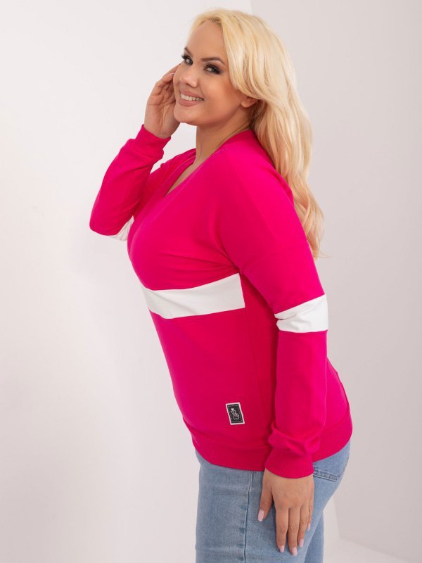 Bluzka-RV-BZ-9114.33X-fuksjowy rozmiar - ONE SIZE