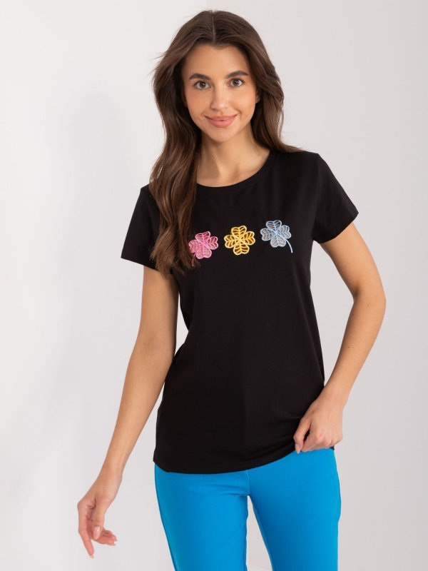 T-shirt-RV-TS-9666.05X-czarny rozmiar - L/XL