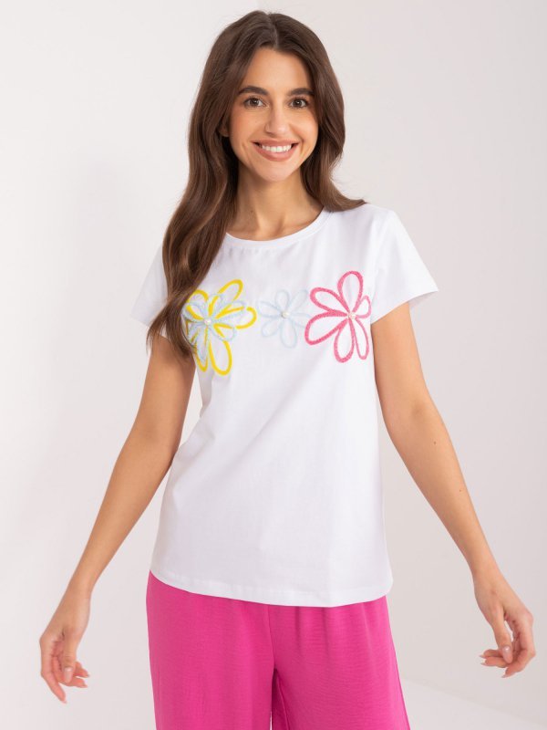 T-shirt-RV-TS-9648.30-biały rozmiar - S/M
