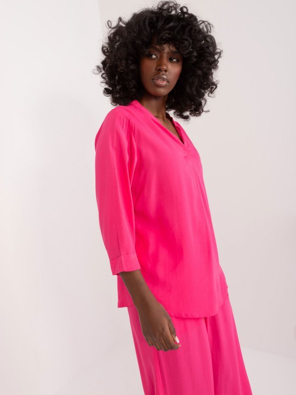 Bluzka-D73761M11174A-fuksjowy rozmiar - XL