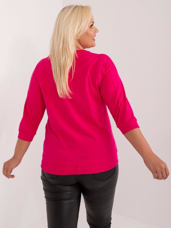 Bluzka-RV-BZ-8984.31-fuksjowy rozmiar - ONE SIZE