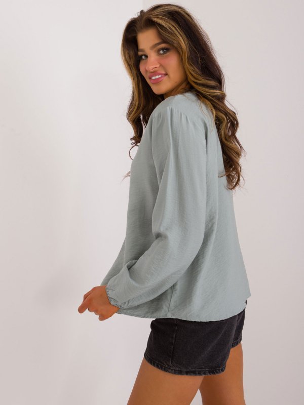 Bluzka-D60082M11180B-khaki rozmiar - M