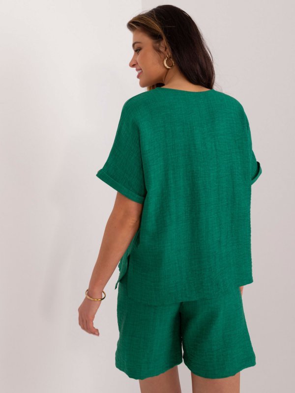 Komplet-LK-KMPL-509713.03X-ciemny zielony rozmiar - L/XL