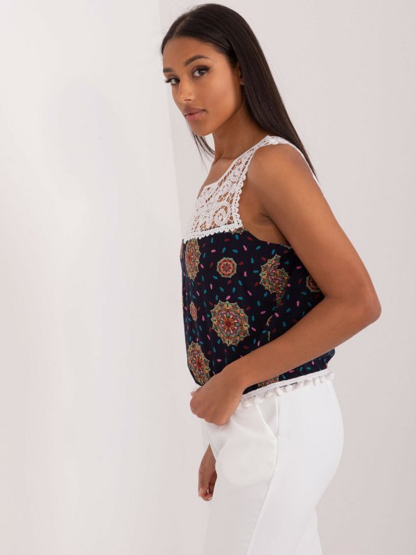 Top-AT-TP-22501B.01X-granatowy rozmiar - M/L