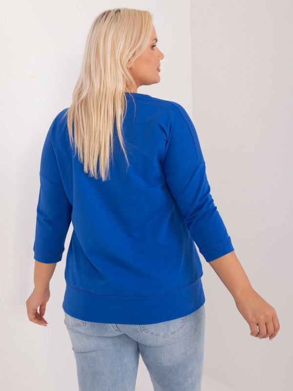 Bluzka-RV-BZ-9221.95-kobaltowy rozmiar - ONE SIZE