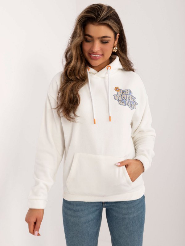 Bluza-D20005M02679A-ecru rozmiar - XS