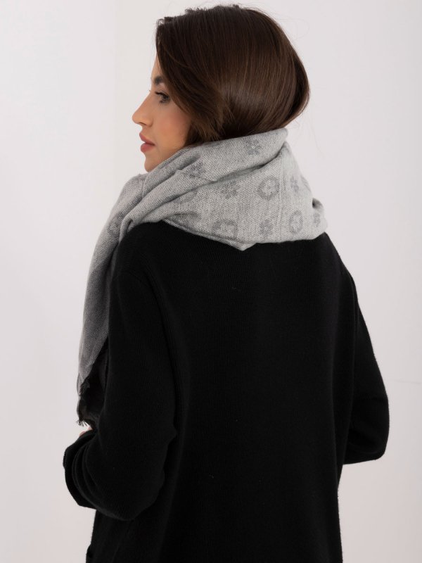 Szalik-AT-SZ-1701.61-szary rozmiar - ONE SIZE