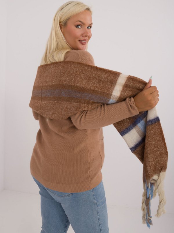 Szalik-AT-SZ-2315.33-brązowy rozmiar - ONE SIZE