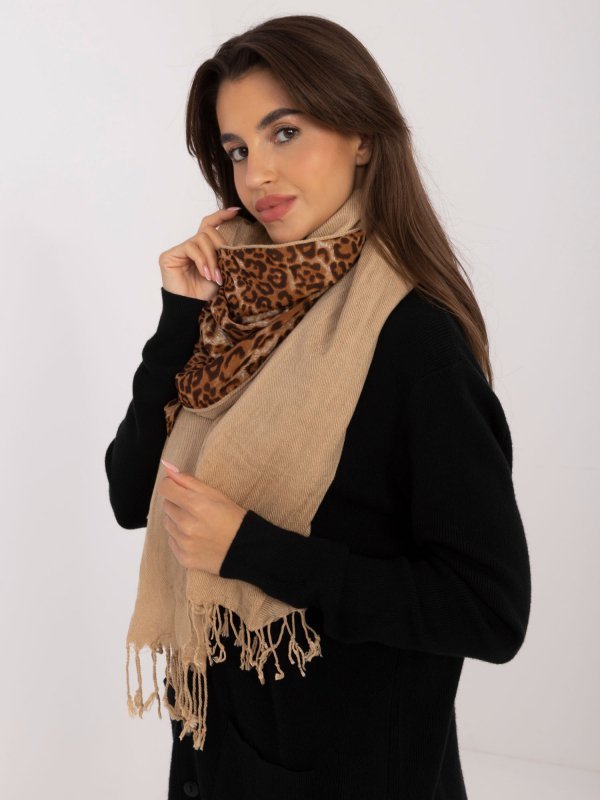Szalik-AT-SZ-ENEC-A97.88-camelowy rozmiar - ONE SIZE