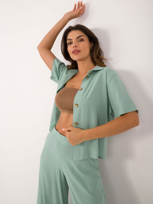 Komplet-LK-KMPL-509714.20-pistacjowy rozmiar - S/M