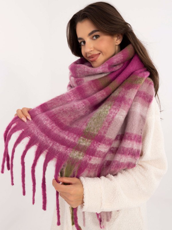 Szalik-AT-SZ-231301.21-jasny fioletowy rozmiar - ONE SIZE