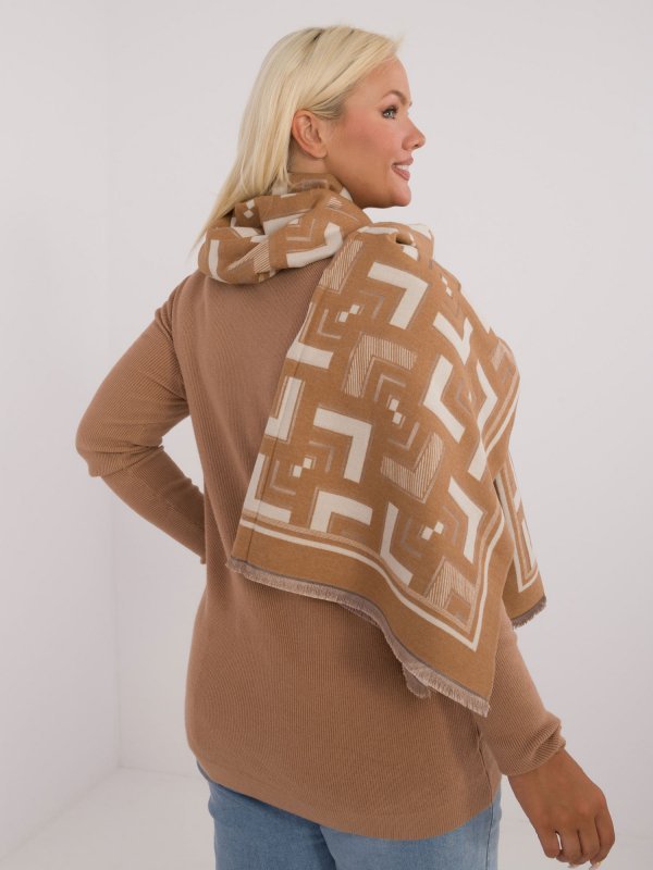 Szalik-AT-SZ-23158.32-camelowy rozmiar - ONE SIZE