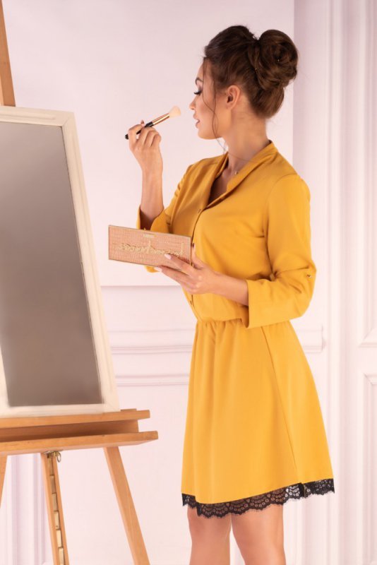 Sukienka Jentyna Yellow 85605 rozmiar - L
