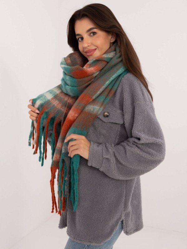 Szalik-AT-SZ-231301.49-zielony rozmiar - ONE SIZE